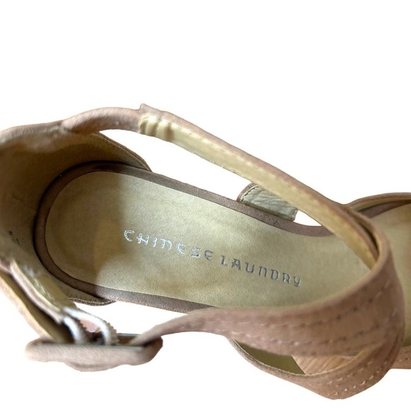 Chinese Laundry Open Toe Platform Chunky Heels - Picture 6 of 9